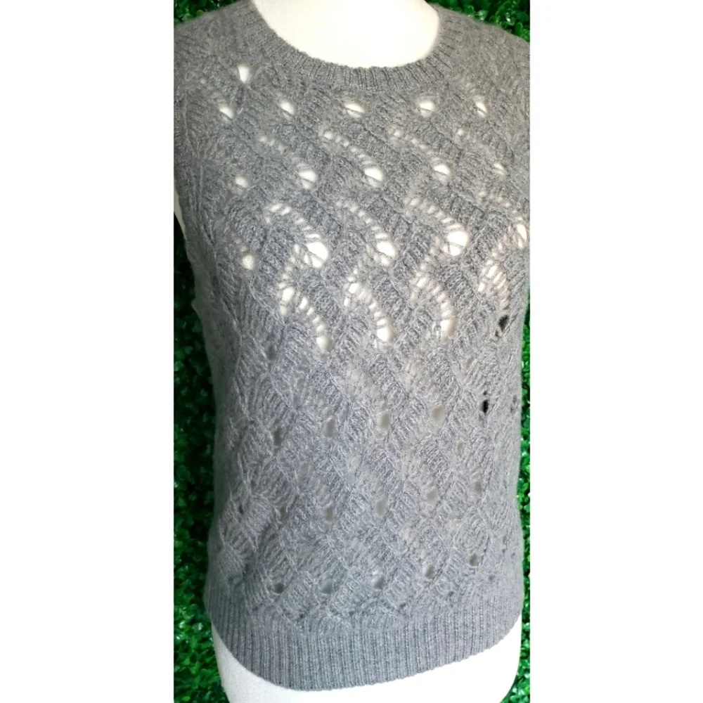 J.Crew Cashmere Pointelle Sweater Shell